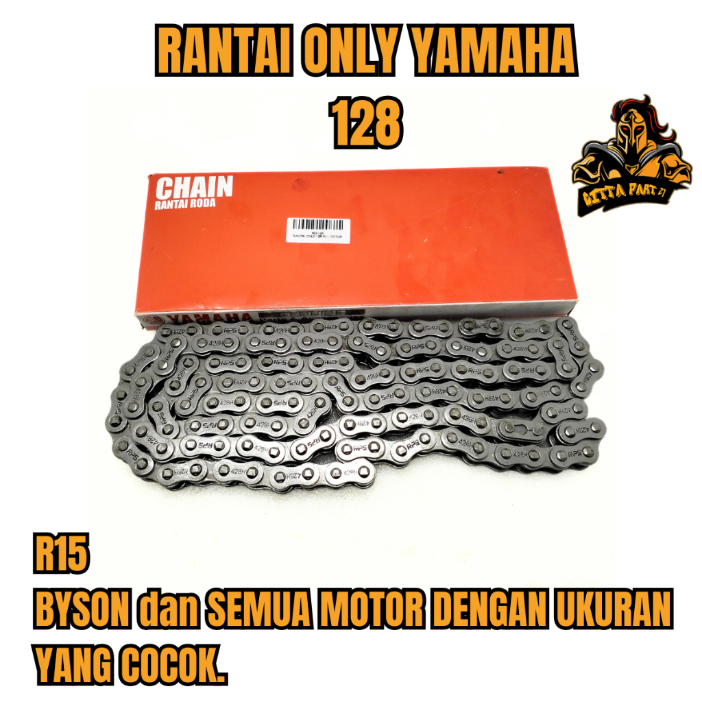 Jual ASLI ORIGINAL RANTAI ONLY YAMAHA YGP 128 R15 BYSON DAN SEMUA MOTOR ...