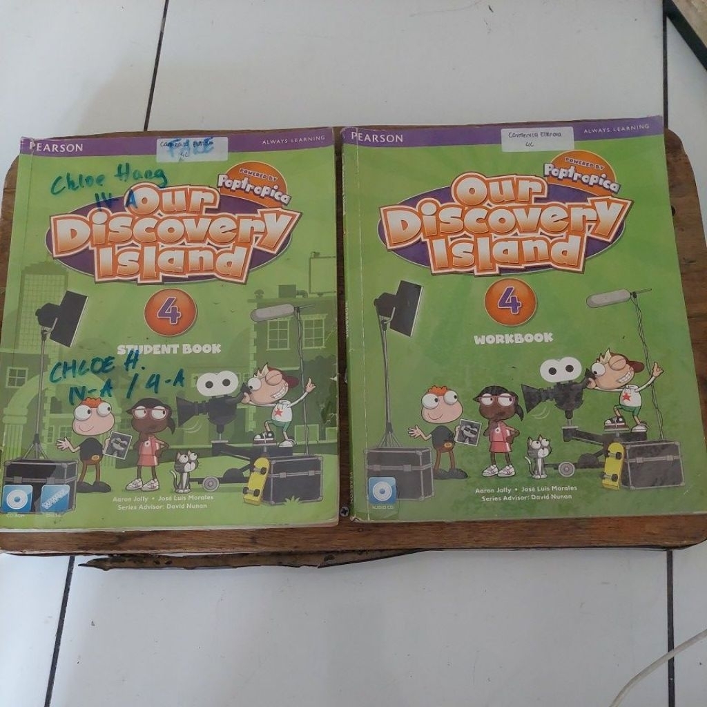 Jual OUR DISCOVERY ISLAND 4 STUDENT BOOK 4 DAN WORKBOOK 4 | Shopee ...