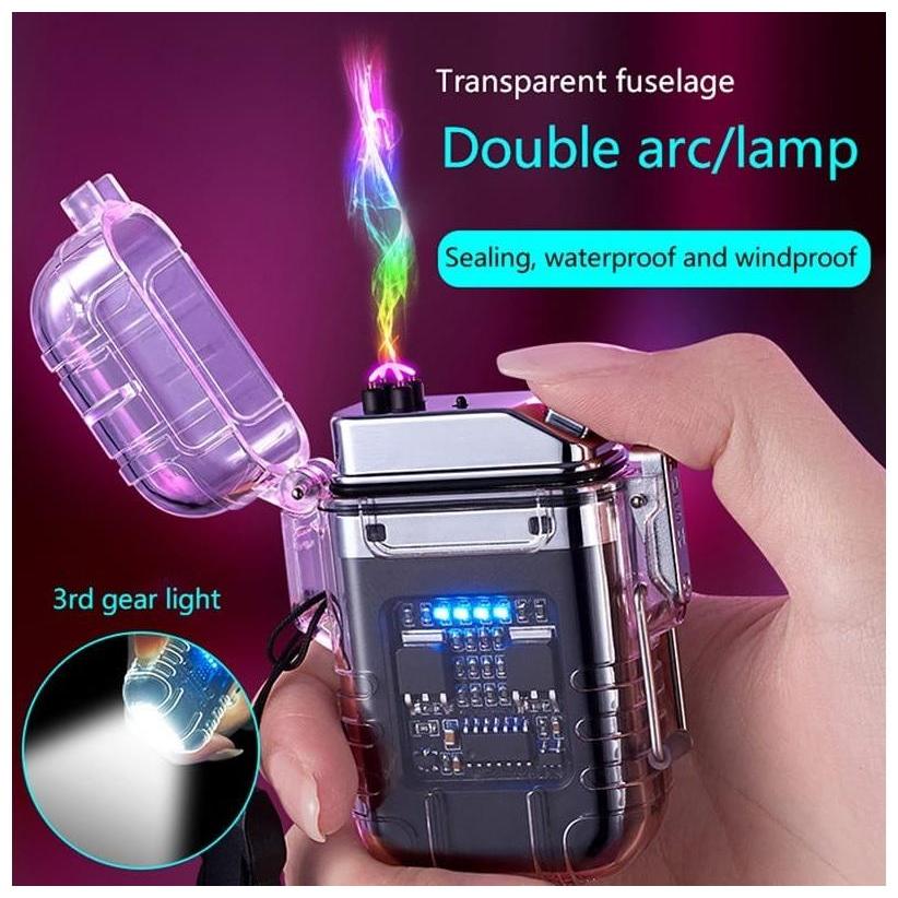 Jual Korek Api Elektrik listrik USB TYPE C Senter Listrik torch TAHAN ...