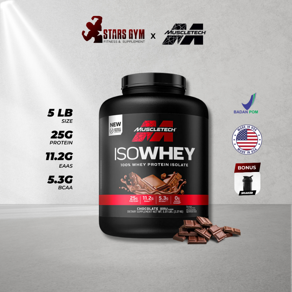 Jual Muscletech Iso Whey Isolate 5lb | Shopee Indonesia