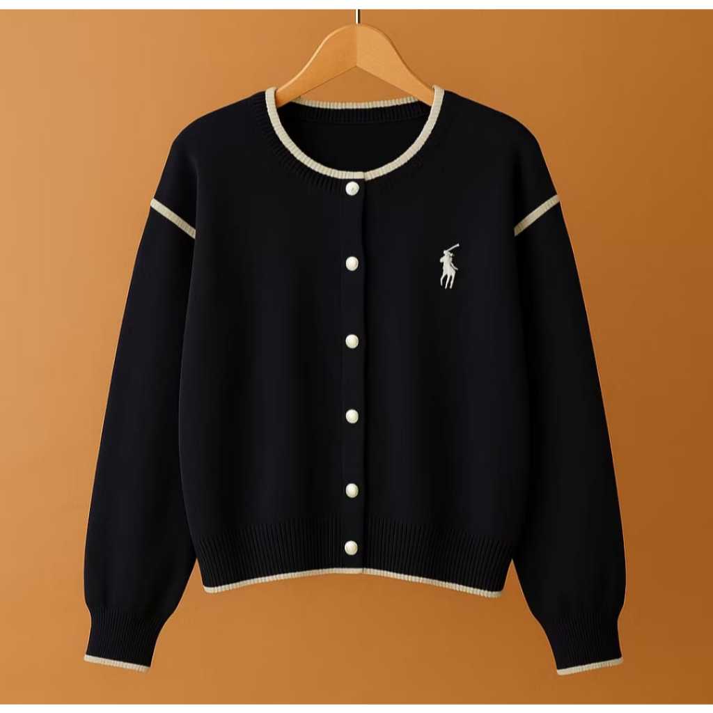 Jual KARDIGAN RAJUT WANITA BORDIR HORSE POLO LIST TERBARU | Shopee ...