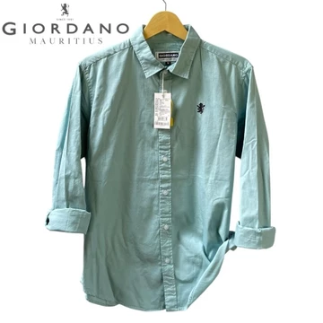 Kemeja Giord4no Logo 3 D Lengan Panjang Pria Kemeja Pria Dewasa Model SUPER PREMIUM