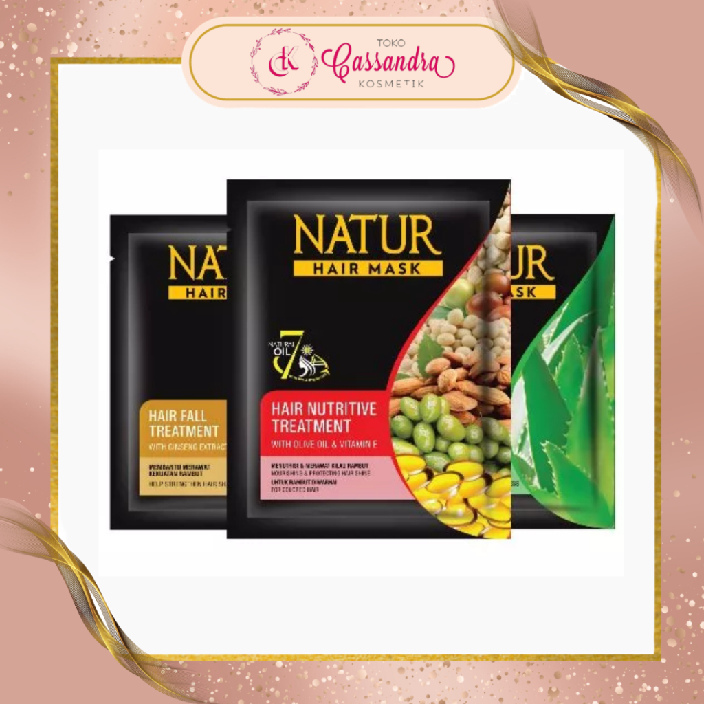 Jual NATUR HAIR MASK 15gr+7,5gr | Shopee Indonesia