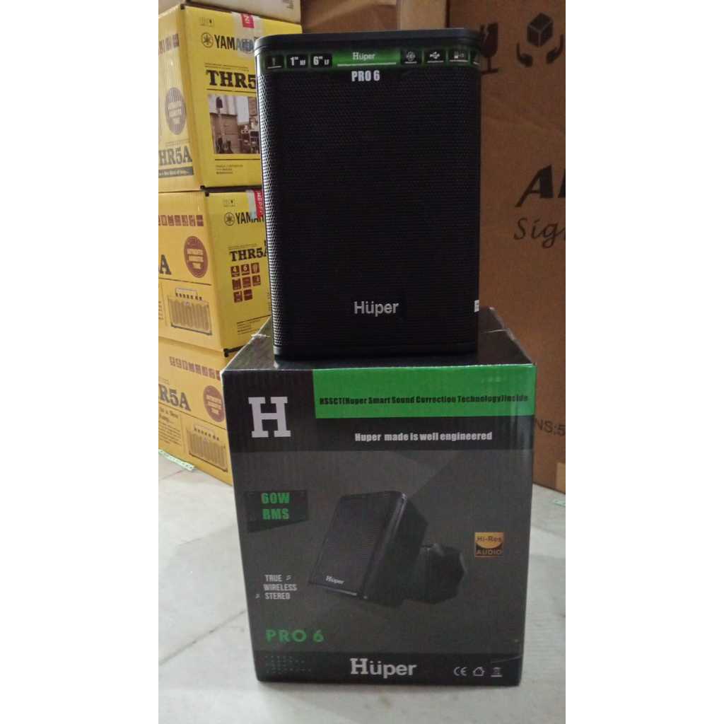 Jual HUPER PRO6 Speaker Portable Huper 6.5