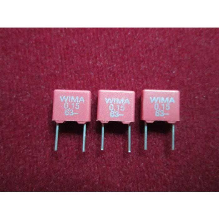 Jual WIMA MKS 2 P=5mm 0.15uF 63V / 0.22uF 63V / 0.22uF 100V / 0.33uF ...