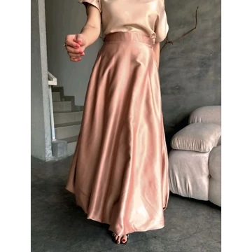 Rok Himari Skirt Korean Style Bahan Vilvet Ada Tali Bisa Di Pakek 2 Model Bahan Mngkilat Jatuh