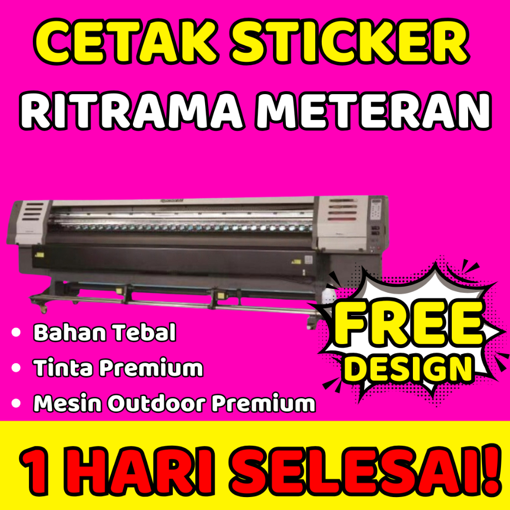 Jual Cetak Sticker Ritrama Outdoor Greyout | Shopee Indonesia
