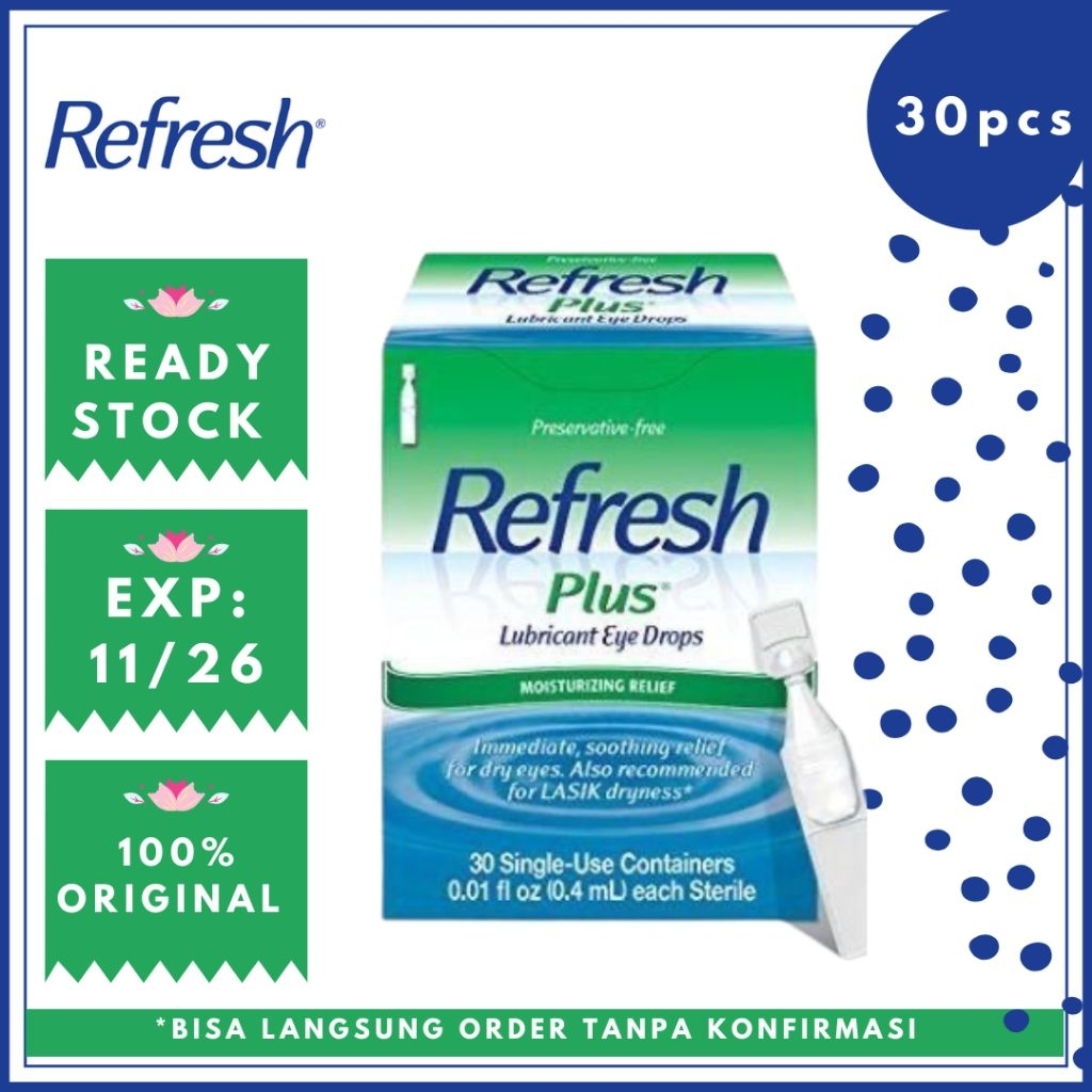 Jual Refresh Plus Lubricant Eye Drop isi 30 | Shopee Indonesia