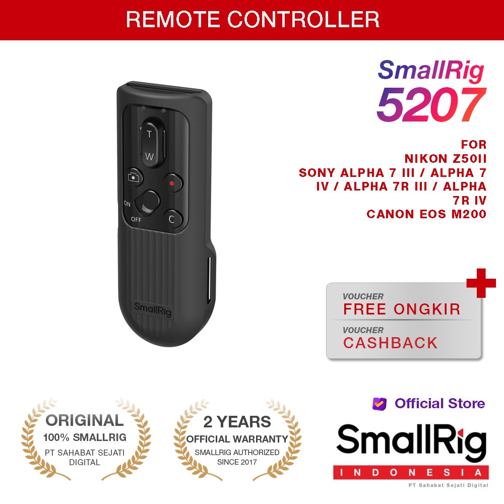 Jual SmallRig SR-RG2 Wireless Remote Controller 5207 | Shopee Indonesia