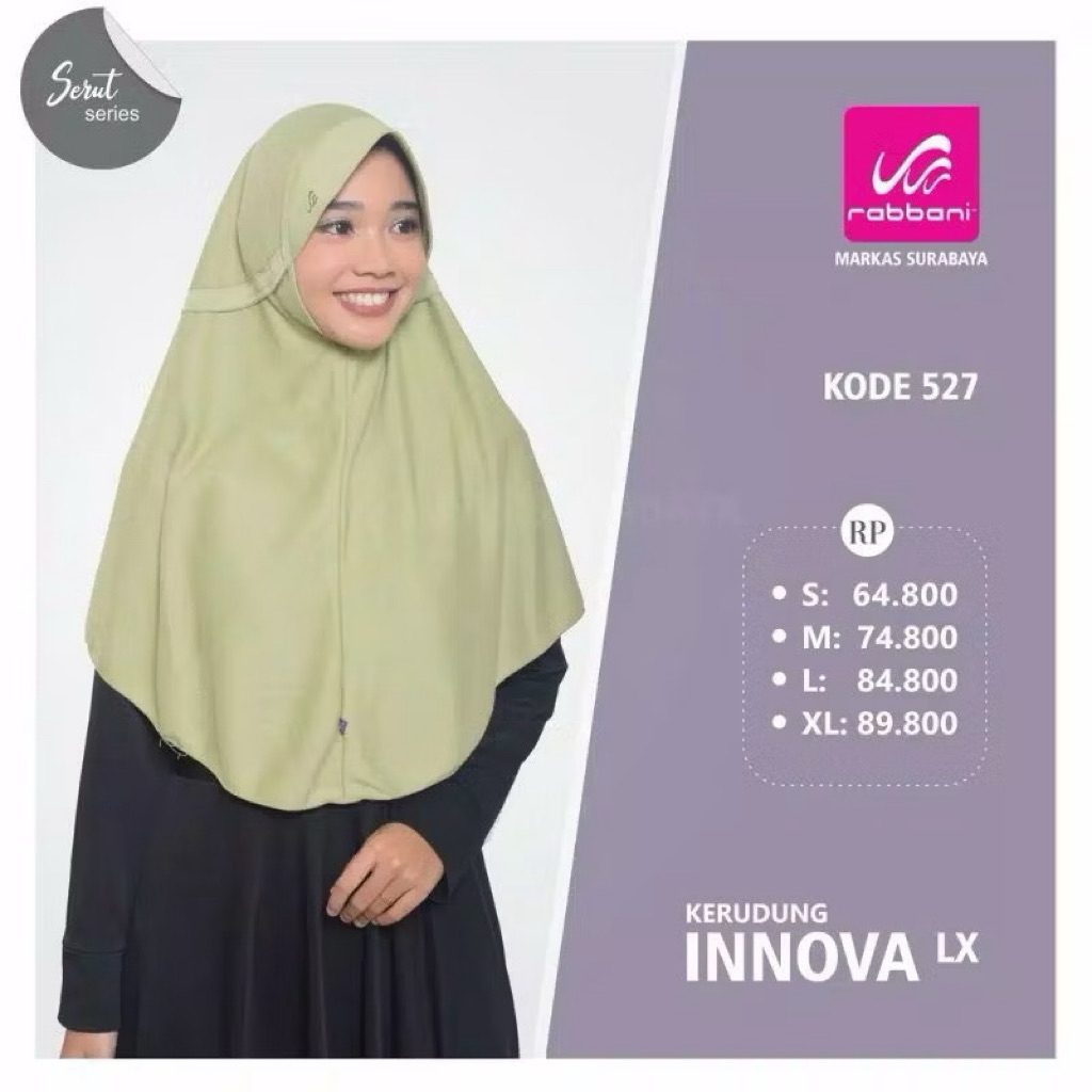 Jual Rabbani - Krd Instan Innova LX serut tutup warna warni | Shopee ...