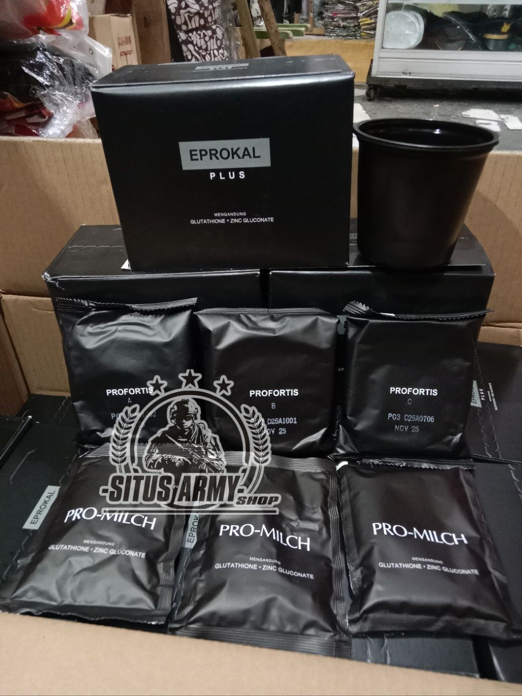 Jual 1 paket ransum eprokal plus. eprokal plus tni exp mei 2026. ransum ...