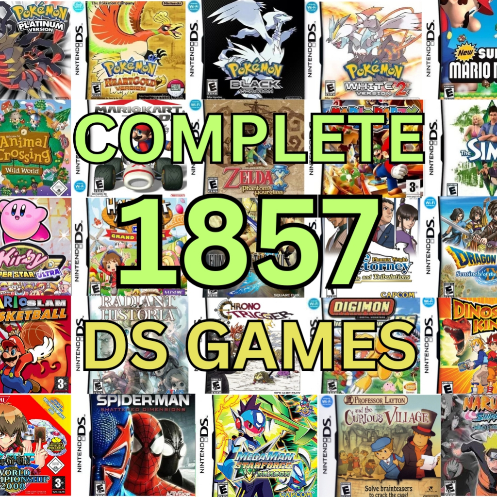 Jual 1857 Game Nintendo DS COMPLETE (Bisa dimain di NDS/Android/iOS/PC ...