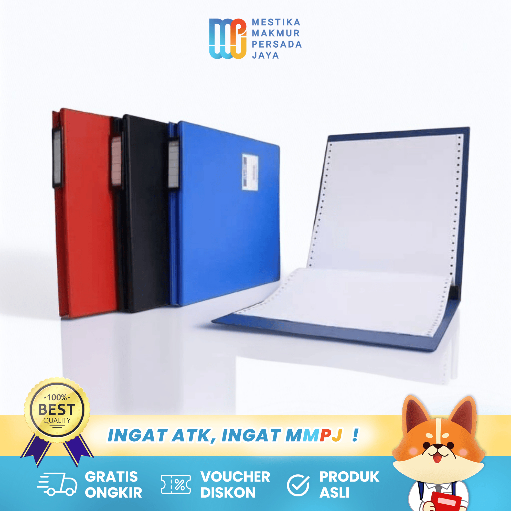 Jual Bantex Computer File 9½×11 – File Lepas Print Continuous Label Tab ...