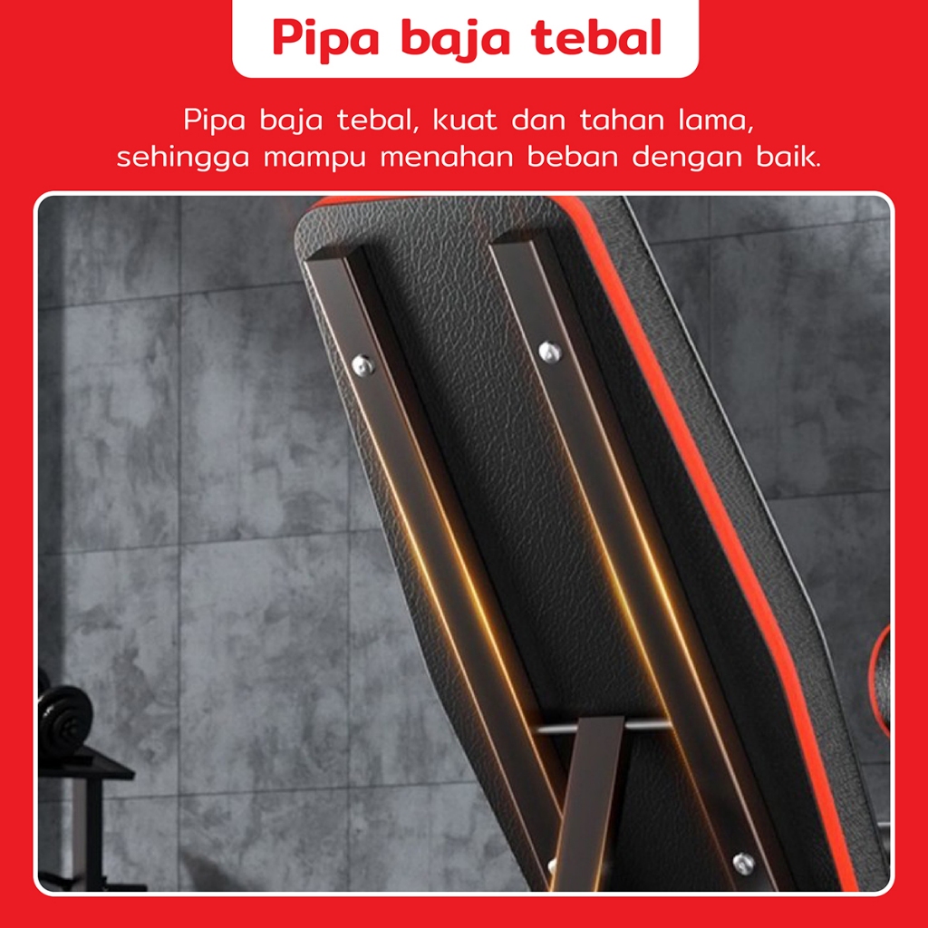 Jual HTD SPORT Bench Sit Up Adjustable 7 Level - Kursi Sit Up Lipat ...