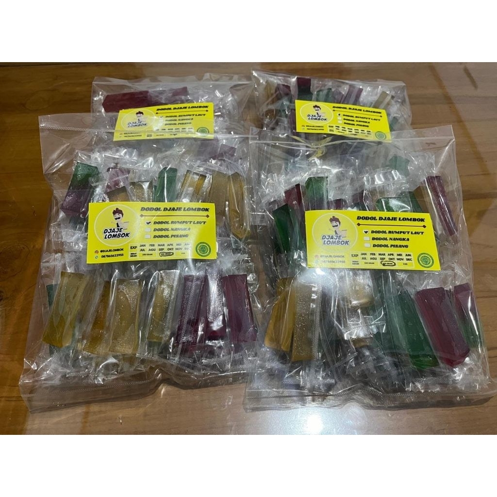 Jual 1KG, 500 GRAM, 250 GRAM OLEH-OLEH DODOL RUMPUT LAUT HALAL KHAS ...