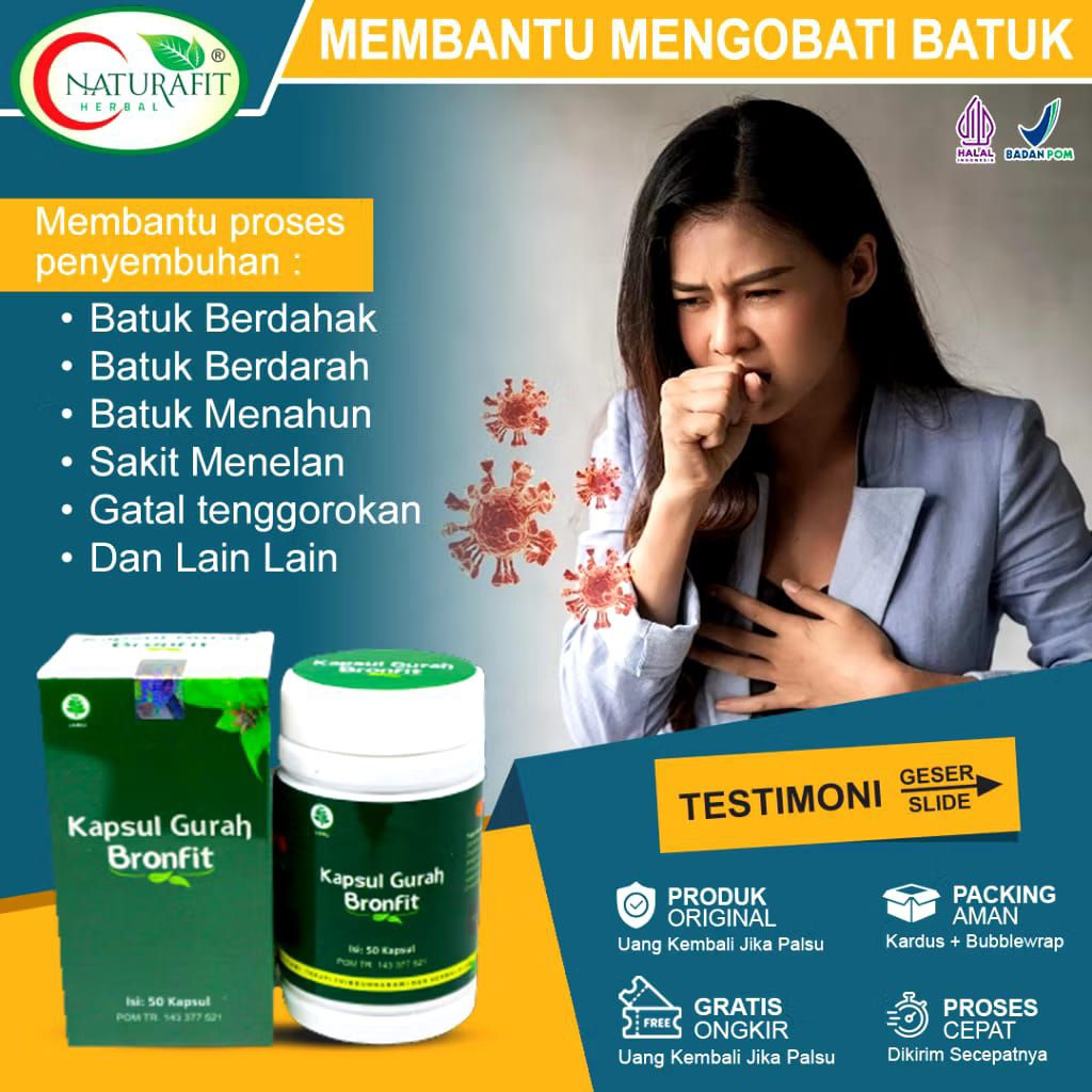 Jual Gurah bronfit Obat Batuk Paru Paru TBC Asma Sesak Nafas Sinusitis ...
