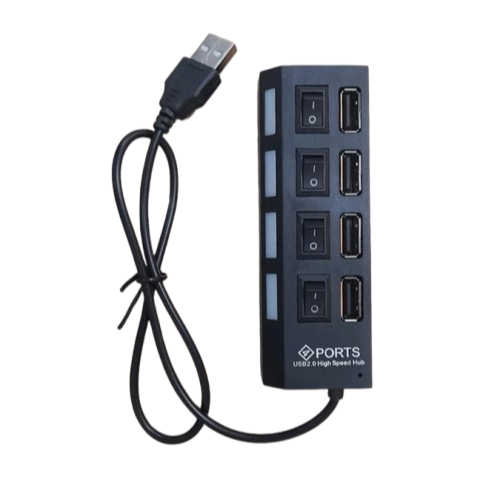 Jual USB 4 PORTS On Off / Colokan 4 USB Ports | Shopee Indonesia