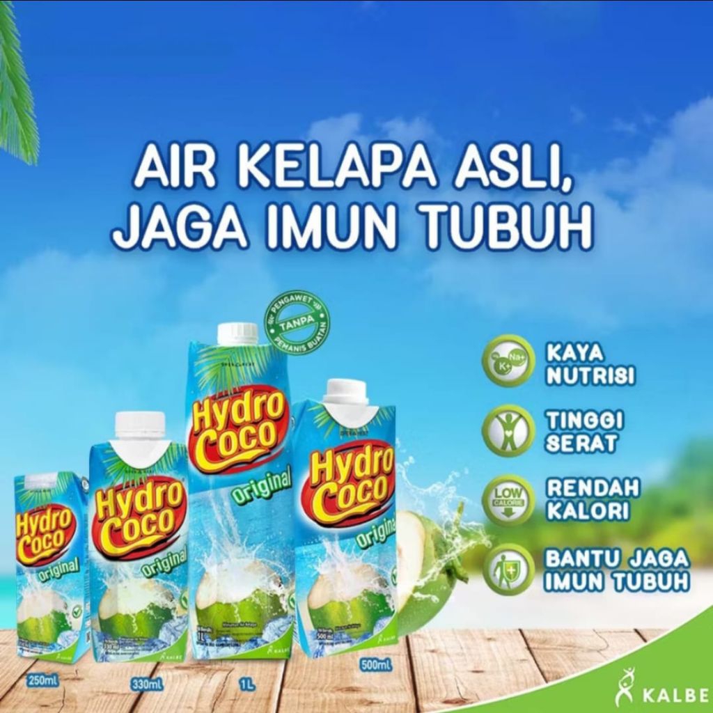Jual HYDRO COCO 1 LITER MINUMAN AIR KELAPA | Shopee Indonesia