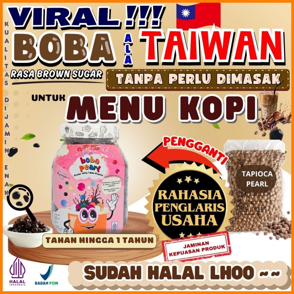 Jual BobaTapiocaPearlSiapSajiPerpaduan MILO Susu UHT Original - Boba ...