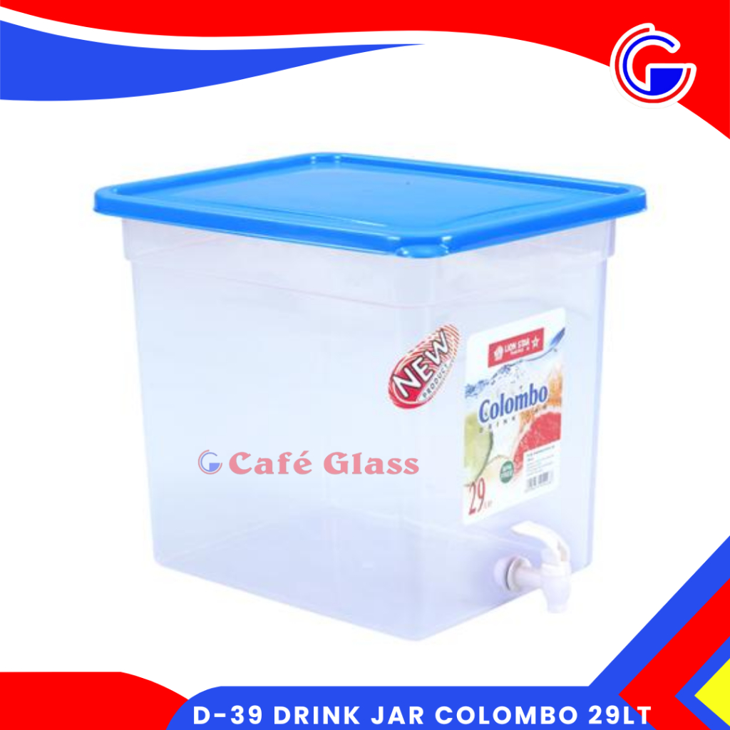 Drink Jar Dispenser Air + Kran 29 Liter Colombo - D-39 Drink Jar Colombo Lion Star