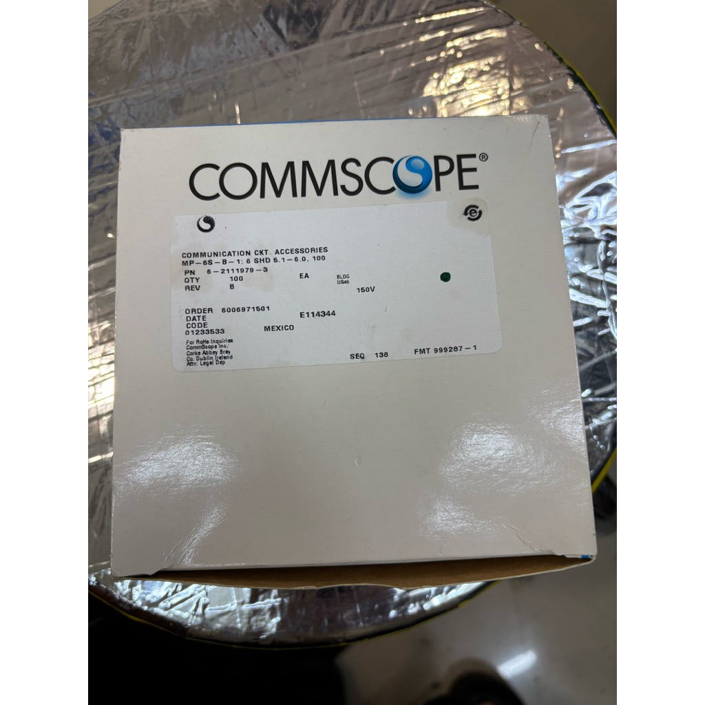 Jual AMP Connector RJ45 cat6 konektor rj45 cat 6 ORIGINAL COMMSCOPE PN ...