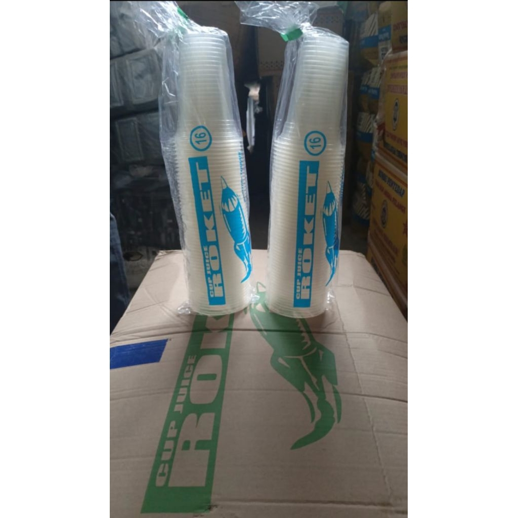 Jual cup Roket UK 10 - 16z. per 5 roll ( 1 rol isi 50 pcs) | Shopee ...
