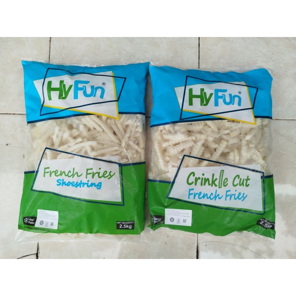 Jual Hy Fun Kentang Goreng Beku (French Fries) Kemasan 2,5kg | Shopee ...