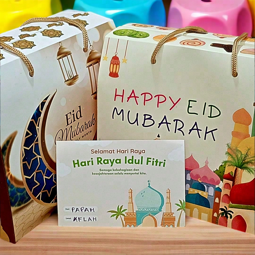 Isi 5 Paper Bag Idul Fitri / Hampers LEBARAN 2025 / Goodie Bag / Paperbag Idul Fitri / Tas Hampers Lebaran