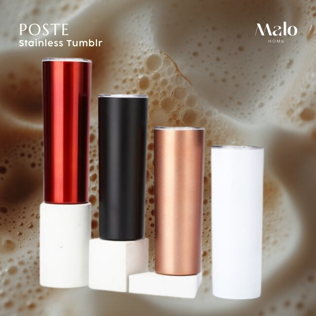 Jual MALOHOME - POSTE Tumbler Stainless Steel 20oz 600ml 20 oz 600 ml ...