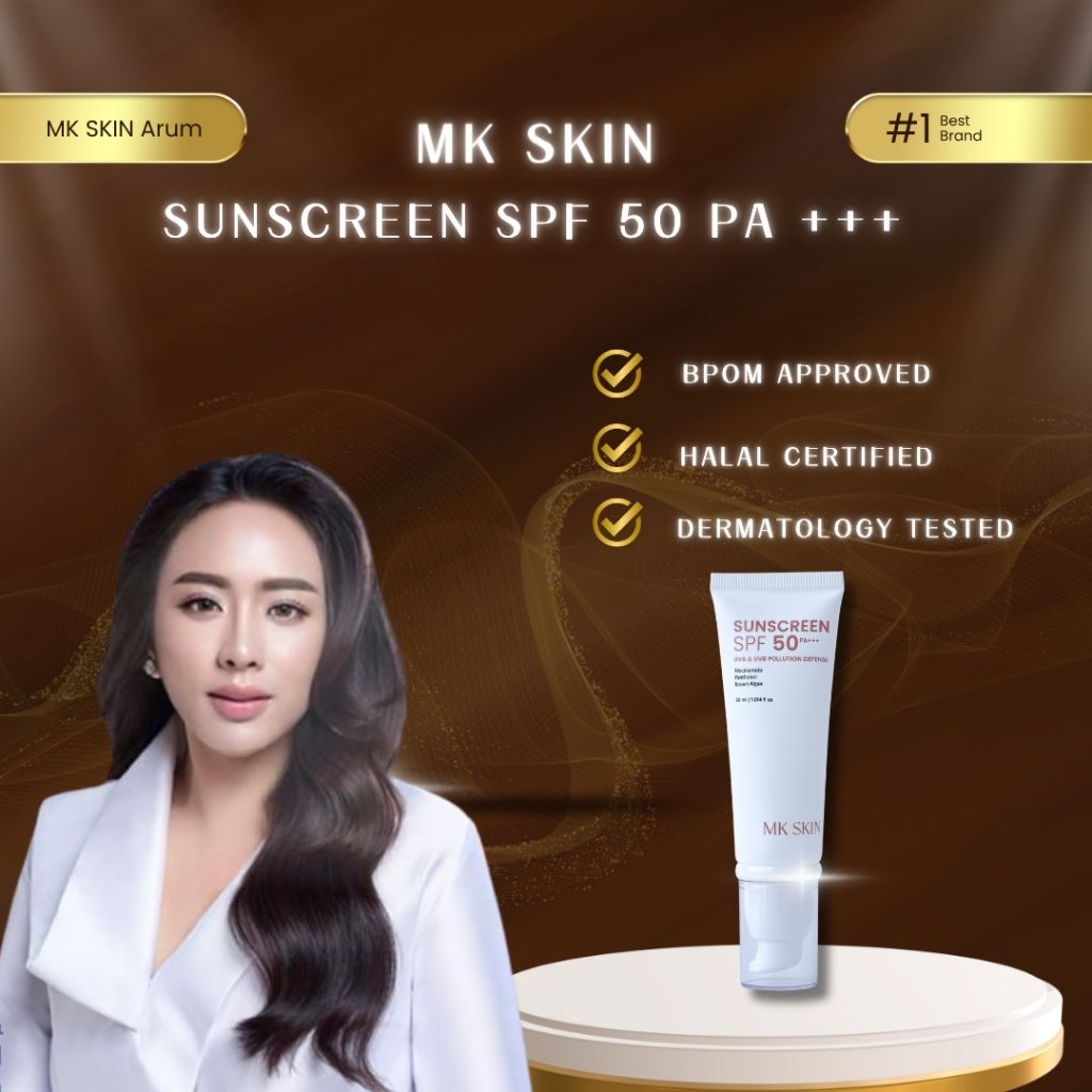 Jual SUNSCREEN MK SKIN 50 PA +++ UNTUK MELINDUNGI WAJAH DARI PAPARAN ...