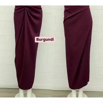 Rok Lilit Instan Satin Plus Gesper Rok Lilit Polos Rok Lilit Satin Jatuh Dan Mengkilap Satin