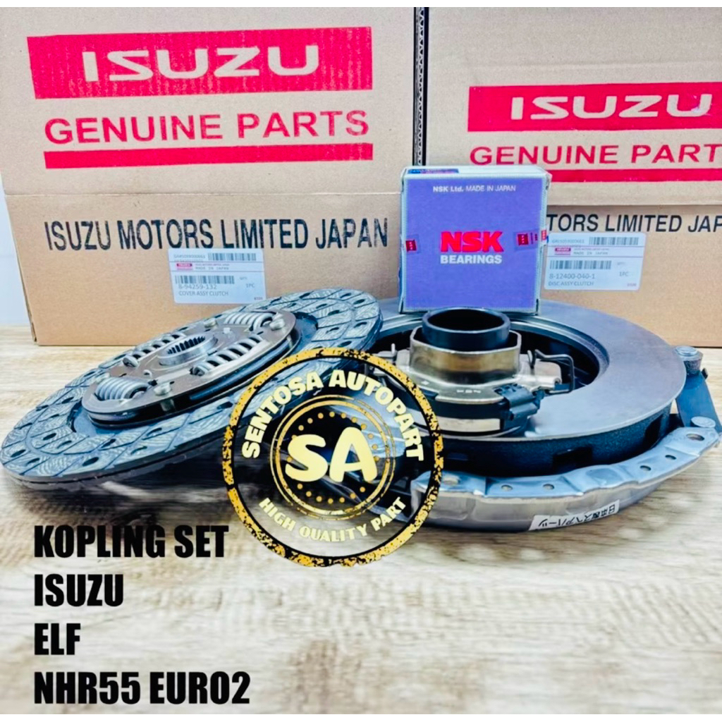 Jual KOPLING SET ISUZU ELF ( TIDAK TURBO ) NHR55 EURO 2 ( NON TURBO ...