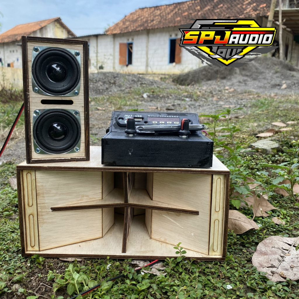 Jual Paket Sound Miniatur Fullset Box KIMOCHI Double 3 Inch dan Line ...