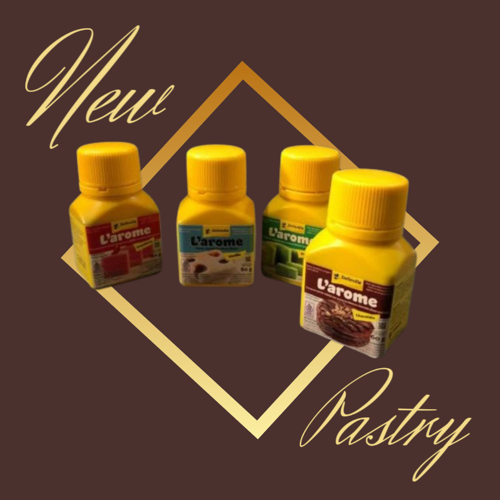Jual Larome Perisa Roti dan Kue Liquid 60gr Coklat Pandan Stroberi ...