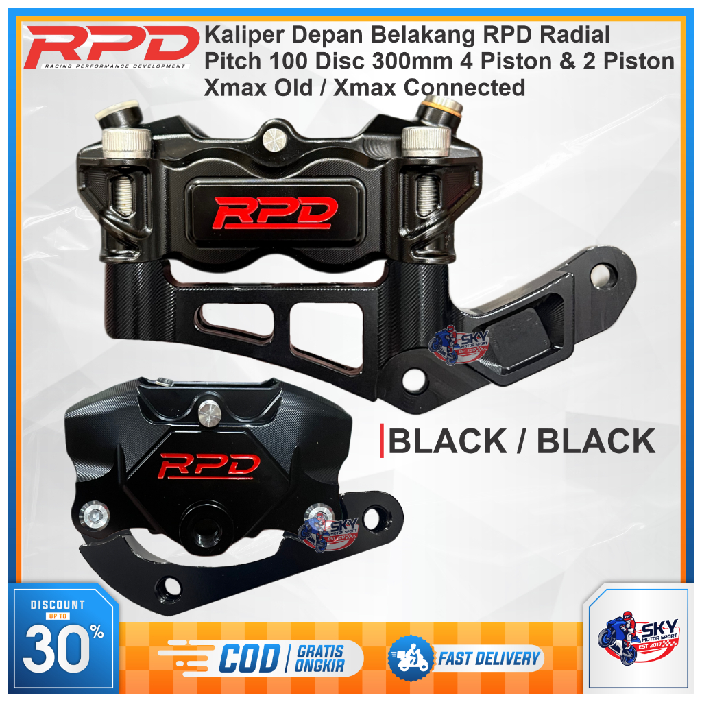 Jual Kaliper RPD Xmax Old / Xmax Connected Depan Belakang Radial Pitch ...