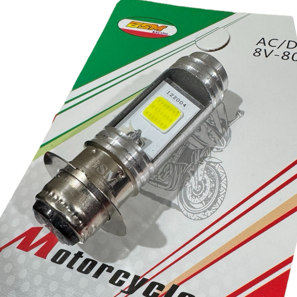 Lampu led depan ac dc kualitas produk oke terang bholam lampu led depan h6 ac dc h6 2mata universal matic bebek Bsm universal all motor