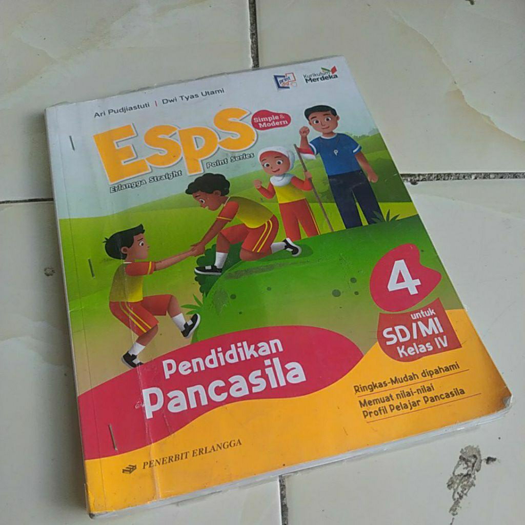 Jual BUKU ORIGINAL• ESPS PENDIDIKAN PANCASILA UNTUK SD/MI KELAS IV ...
