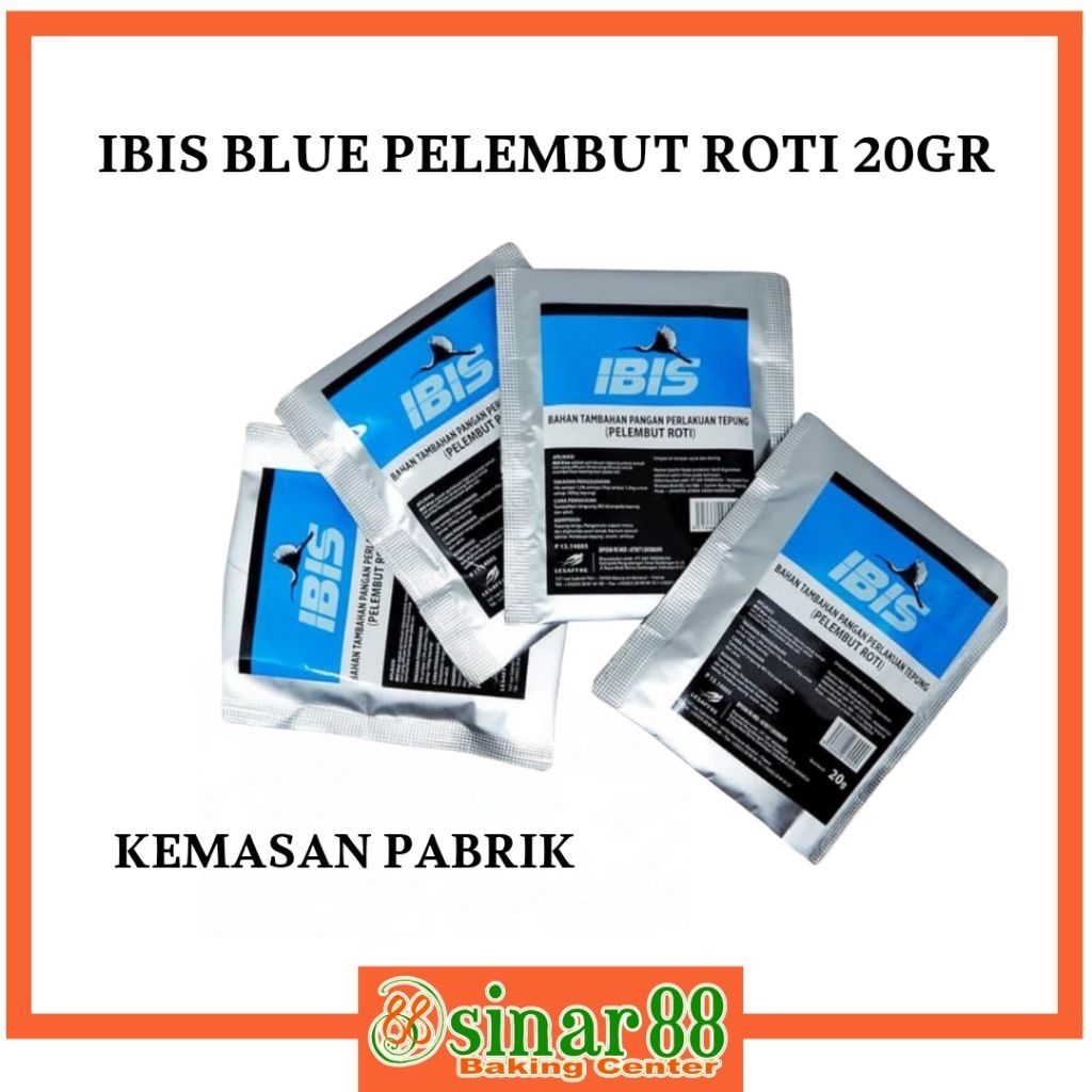 Jual IBIS BLUE PELEMBUT ROTI 10GR (PER 1 BKS) | Shopee Indonesia