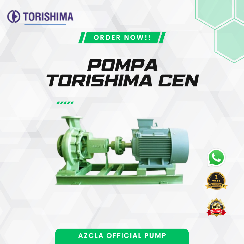 Jual POMPA TORISHIMA CEN TERCOUPLE 100X80 -250 IMPELEER BC6 110 KW 4 ...