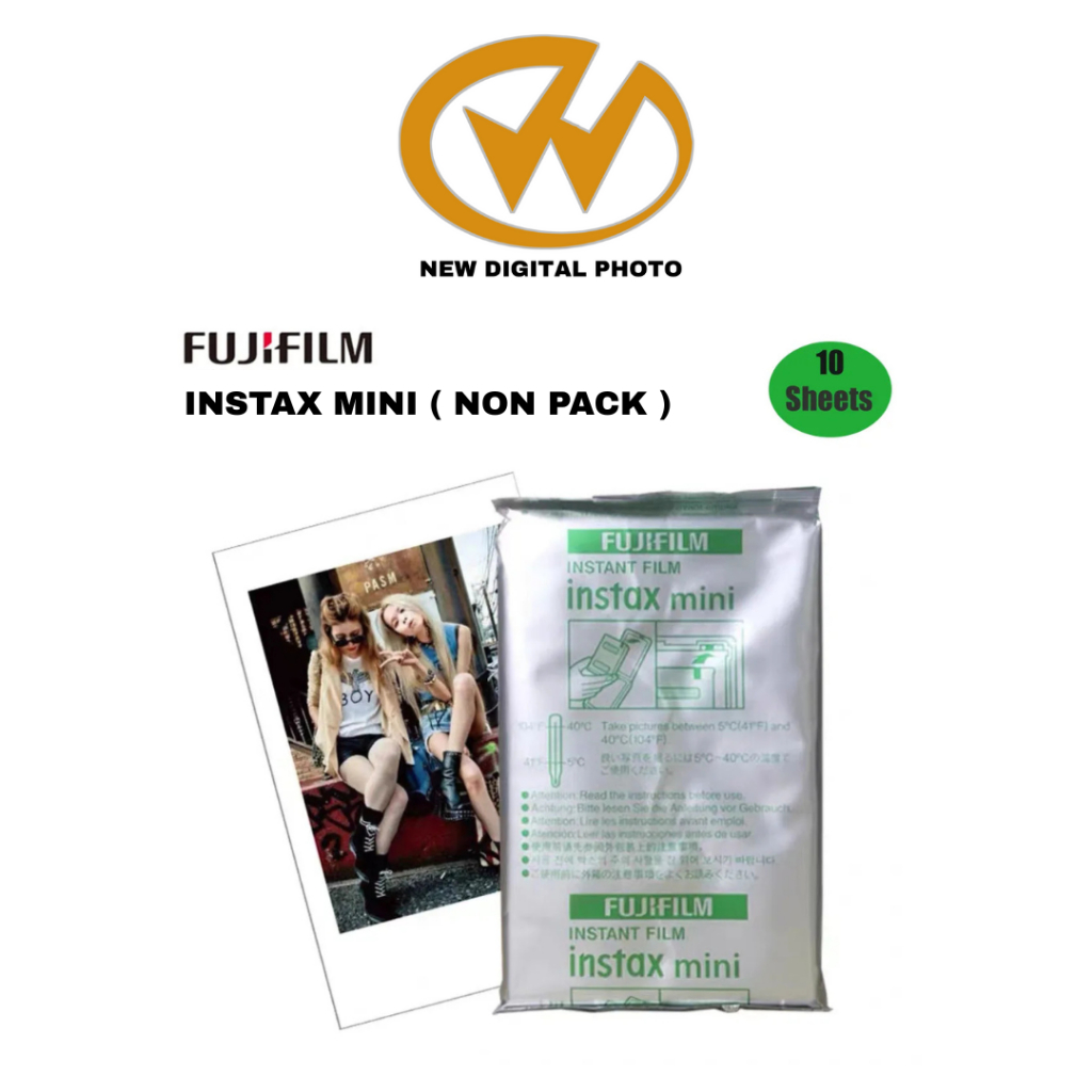 Jual Paper Instax Fujifilm isi 10 sheets non pack / Paper instax isi 10 ...