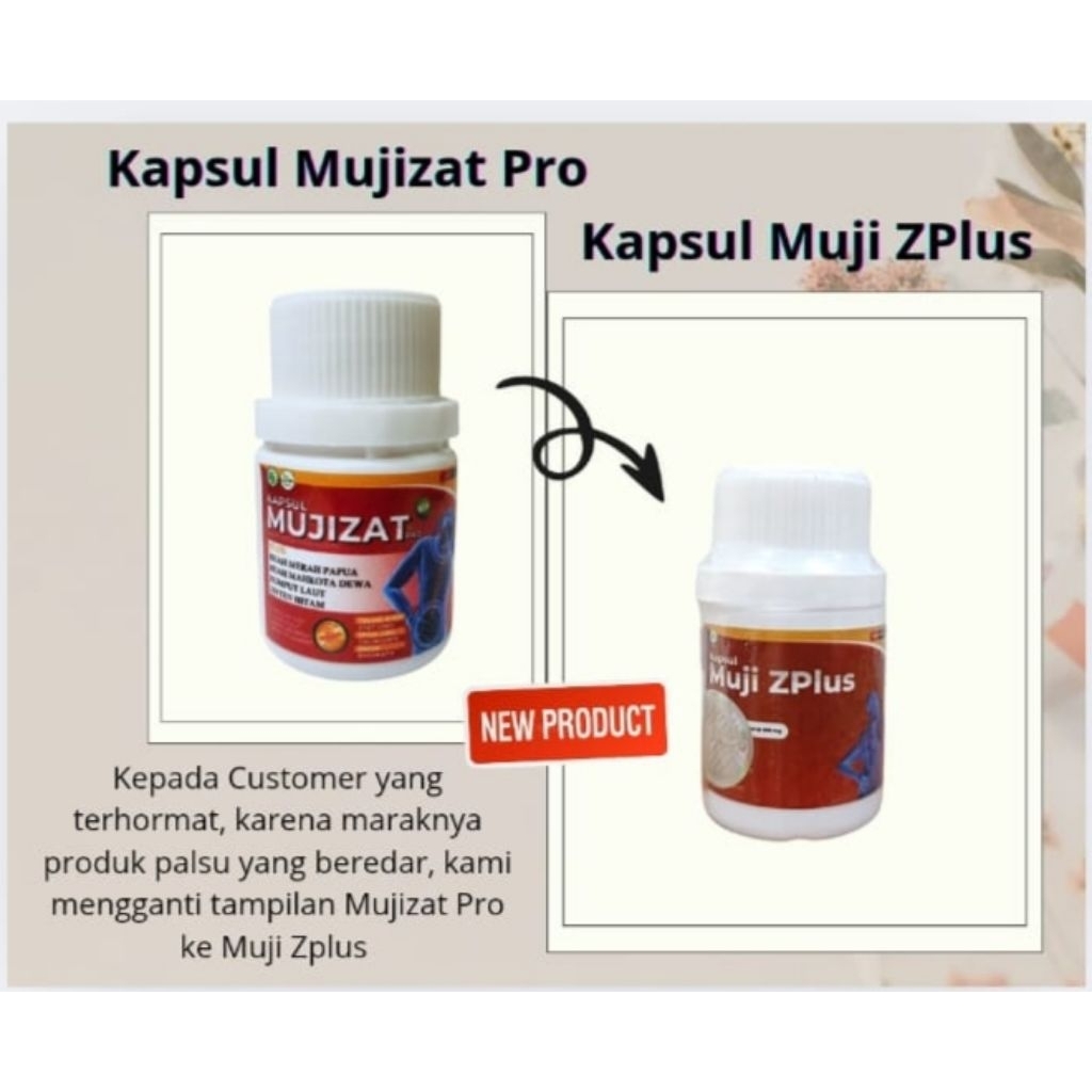 Jual kapsul herbal muzijat/Muji Z Plus paket B isi 28 kapsul | Shopee ...