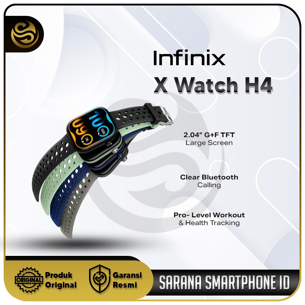 Jual Infinix XWATCH H4 - XW4L - 2.04 Inch TFT Large Screen - Clear ...
