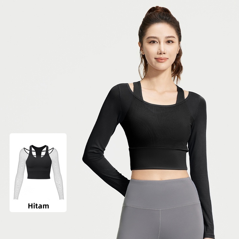 Tova Crop Top Yoga Bra - Sports Bra Wanita Tova Fitness foto 6