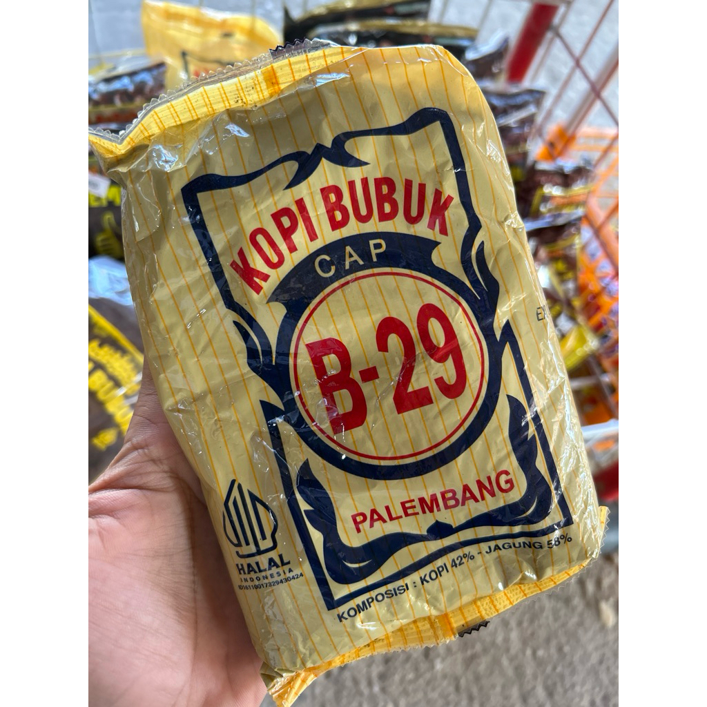 Jual Kopi Bubuk Cap B-29 Palembang – Kemasan Tradisional Asli Sumatera