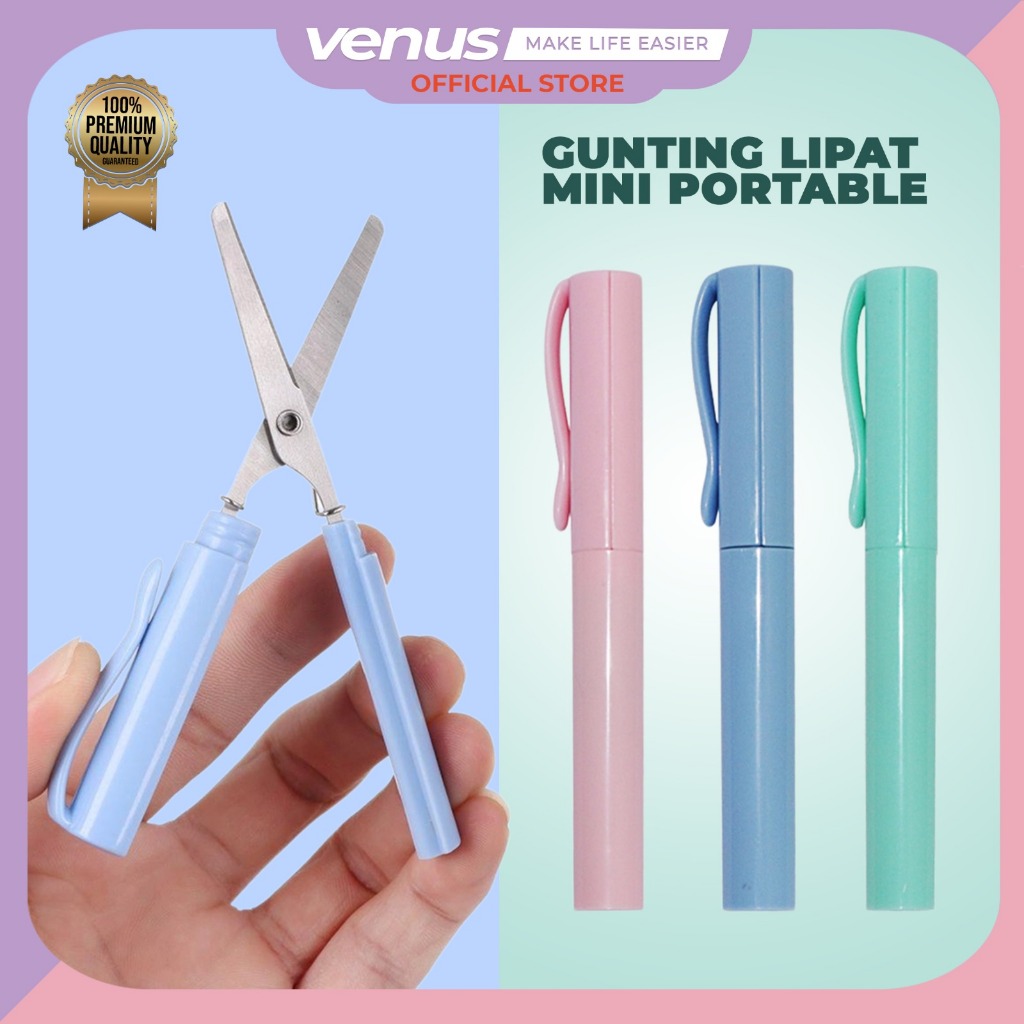 Jual Gunting Lipat Mini Pen Portable Scissors Gunting Kertas Lipat ...