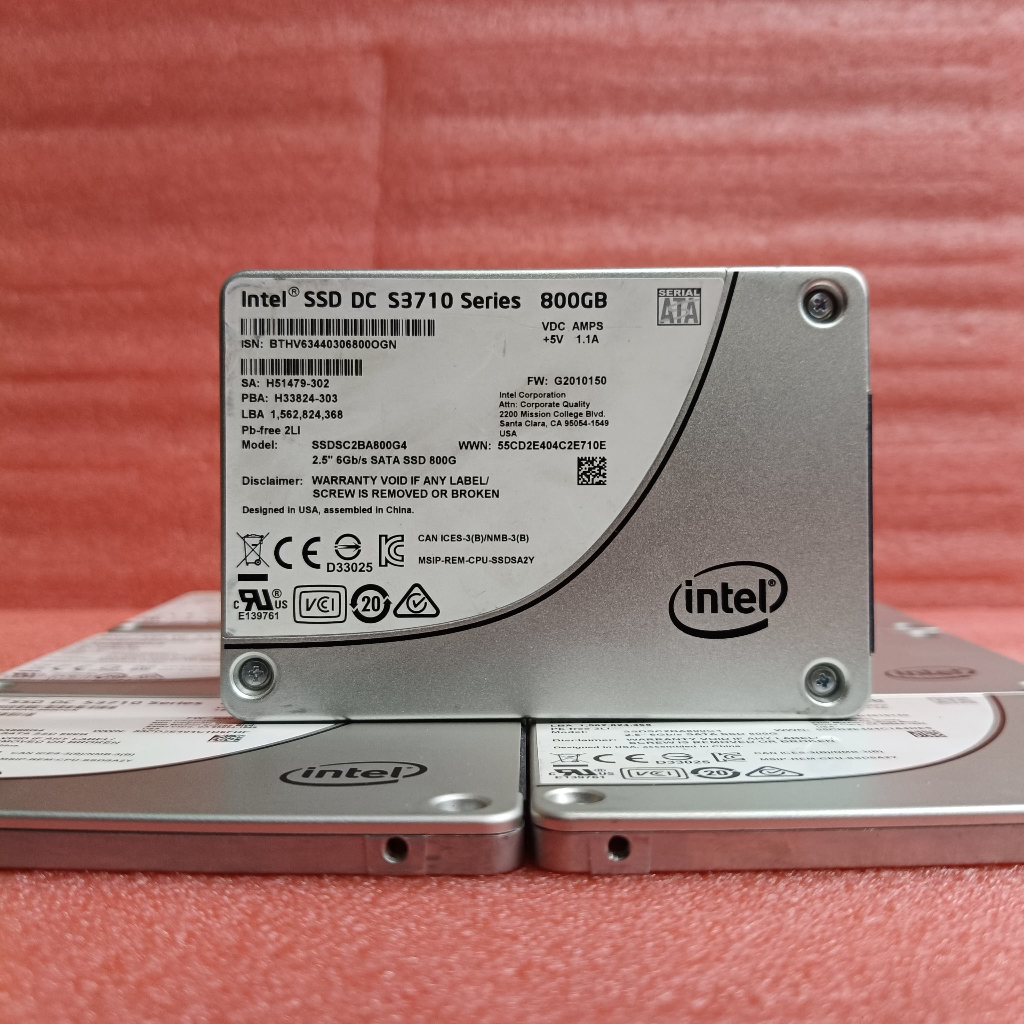 Jual SSD Intel 800Gb SATA 6.0Gbps 2.5inch DC S3710 SERIES FOR ALL