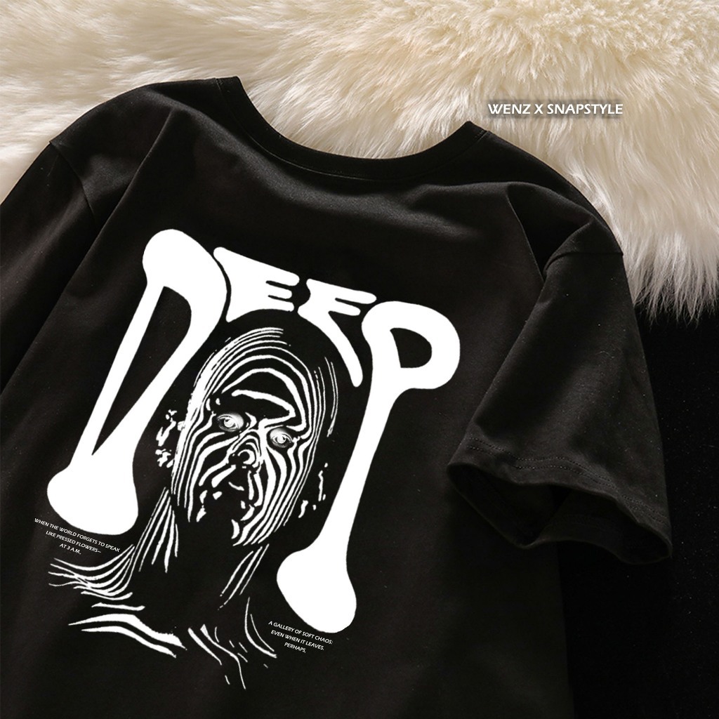 Jual Kaos Distro Deep Trippy Vintage Streetwear - Atasan Unisex Pria ...