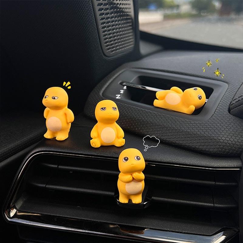 METALIVE 6Pcs Nailong Hiasan Dashboard Mobil Populer Lucu Mini Figure Aksesoris Interior Mobil Ornamen
