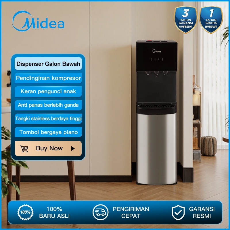 Jual Midea Air es Dispenser Galon Bawah YL-1567B | Shopee Indonesia