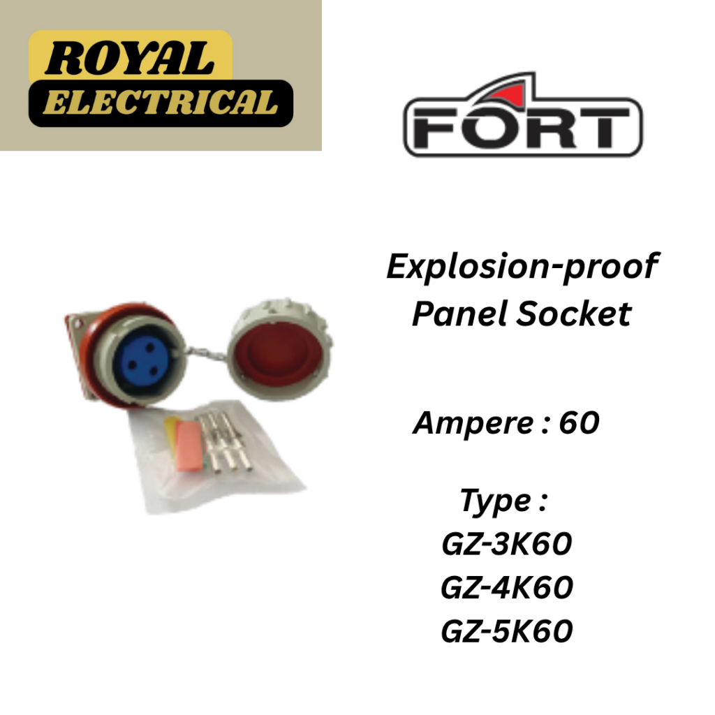 Jual FORT EXPLOSION-PROOF PANEL SOCKET - AMPERE 60 - GZ-3K60 / GZ-4K60 ...